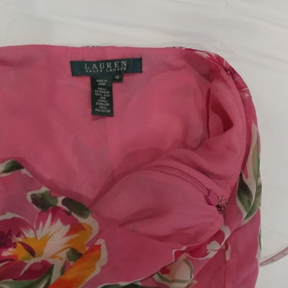 Lauren byRalph Lauren 100% Silk Handkerchief Skirt - Picture 4 of 4